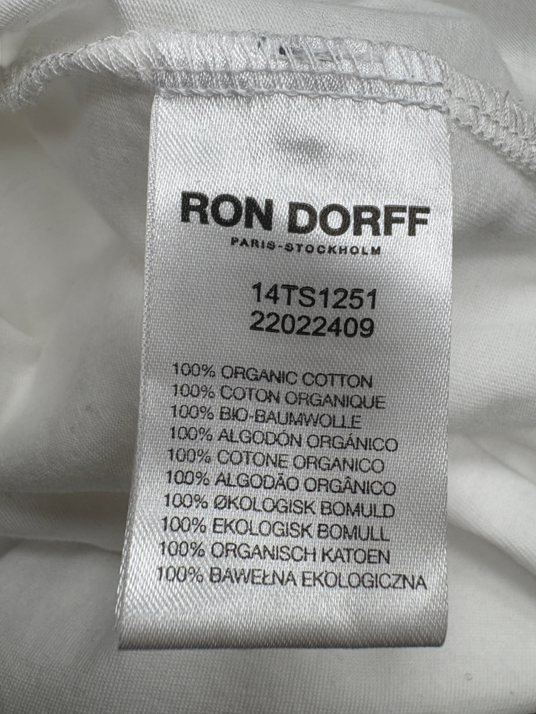Ron Dorff White Cotton Kick Ass Sleeveless T-shirt UK S