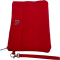 kiko Red Padded Zip Pouch One Size