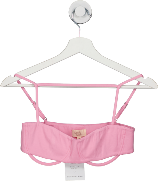 Camila Coelho Pink Micro Top UK XS