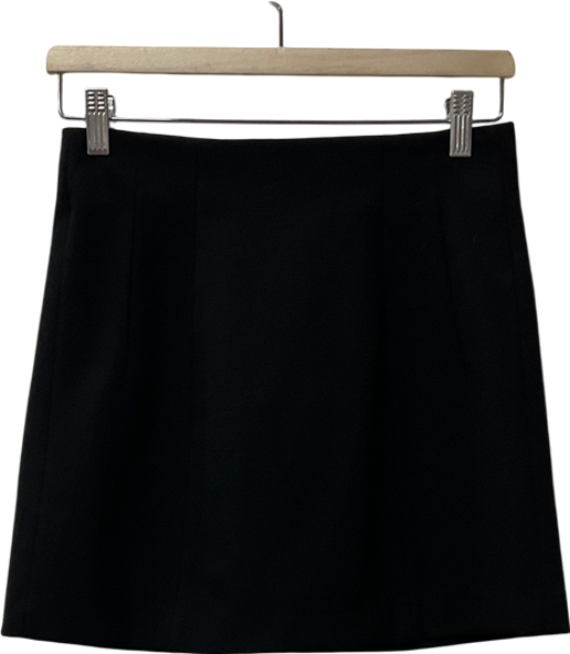 ZARA Black High Waisted Skirt UK XS