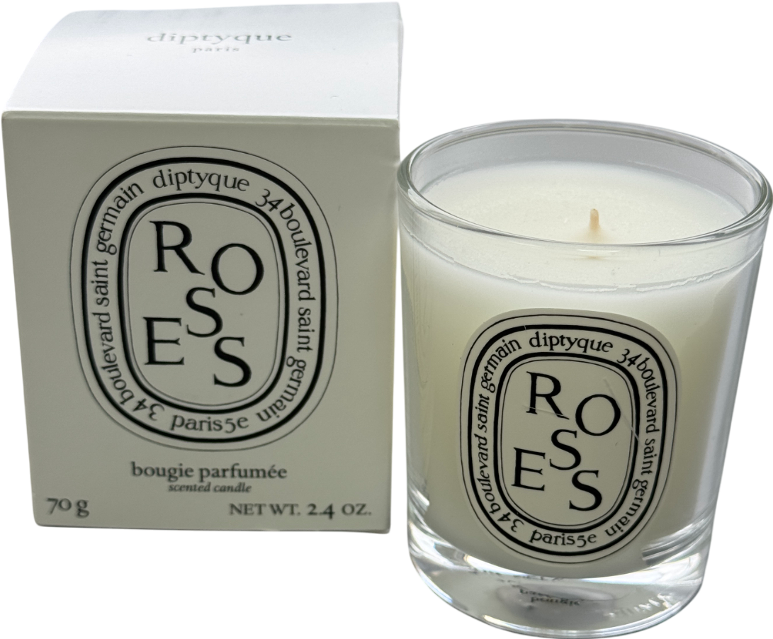 Diptyque Roses Mini Scented Candle 70g