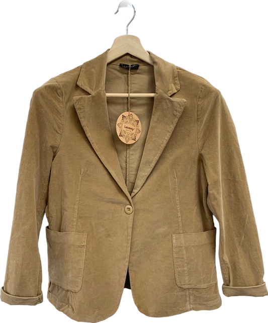 Lacomy Beige Cotton Blazer UK M