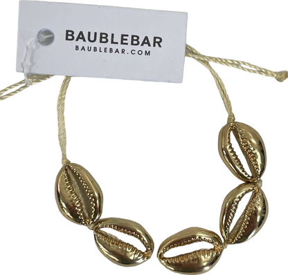 BaubleBar Gold Shell Bracelet One Size