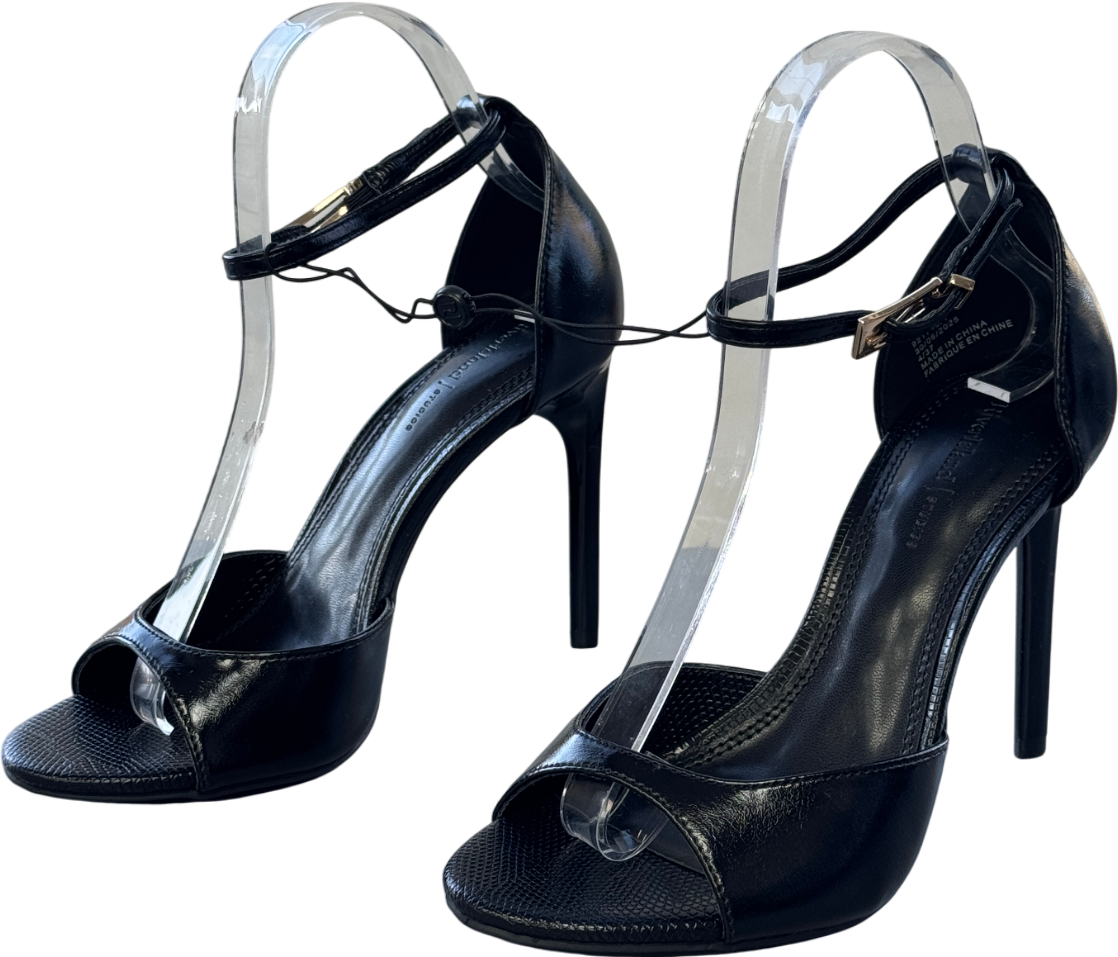 River Island Black Closed Back Heels UK 4 EU 37 👠