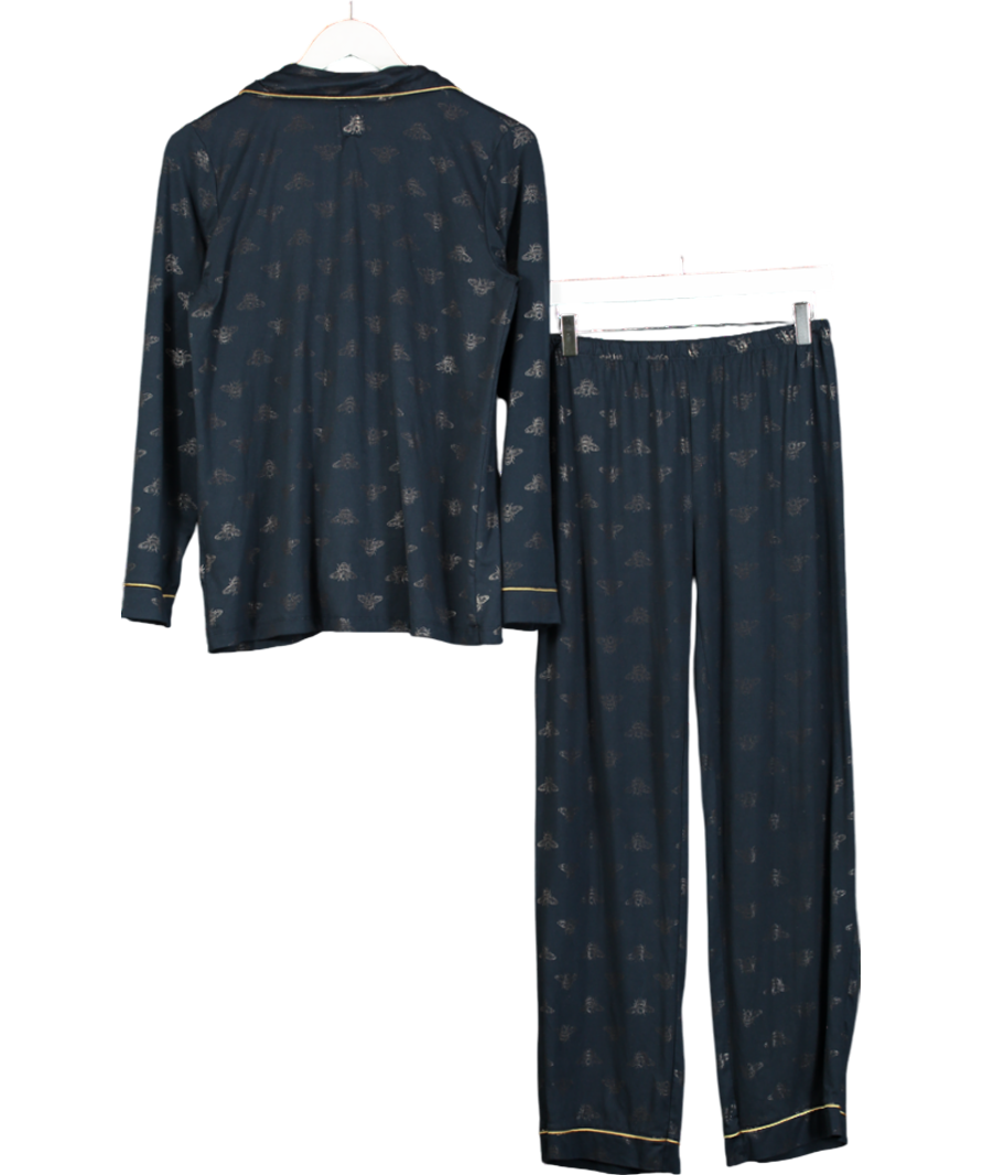 Chelsea Peers Blue Bee Print Pyjamas UK XS