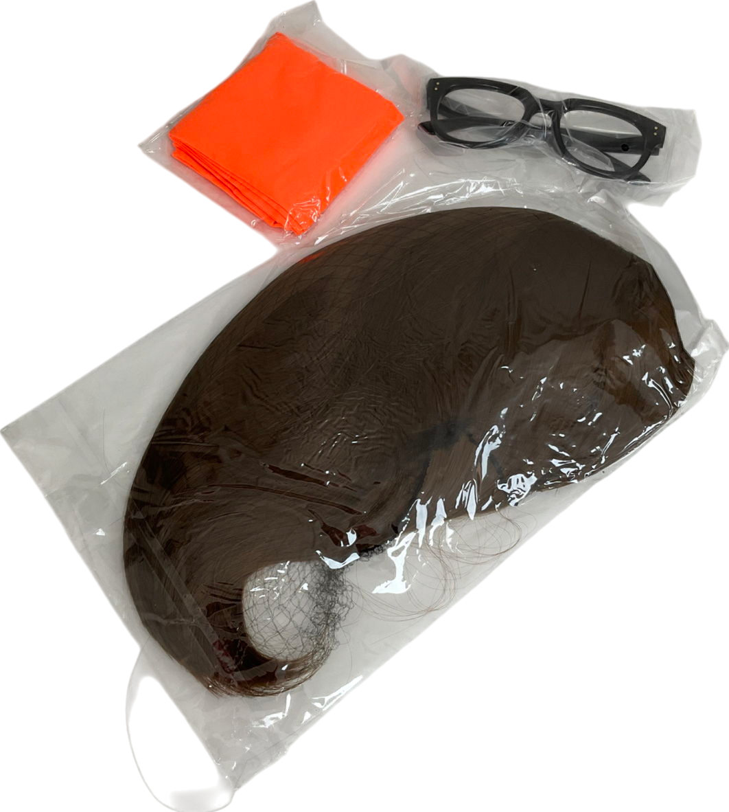 Starlinela Orange Mystery Babe 5 Piece Costume Set UK S/M