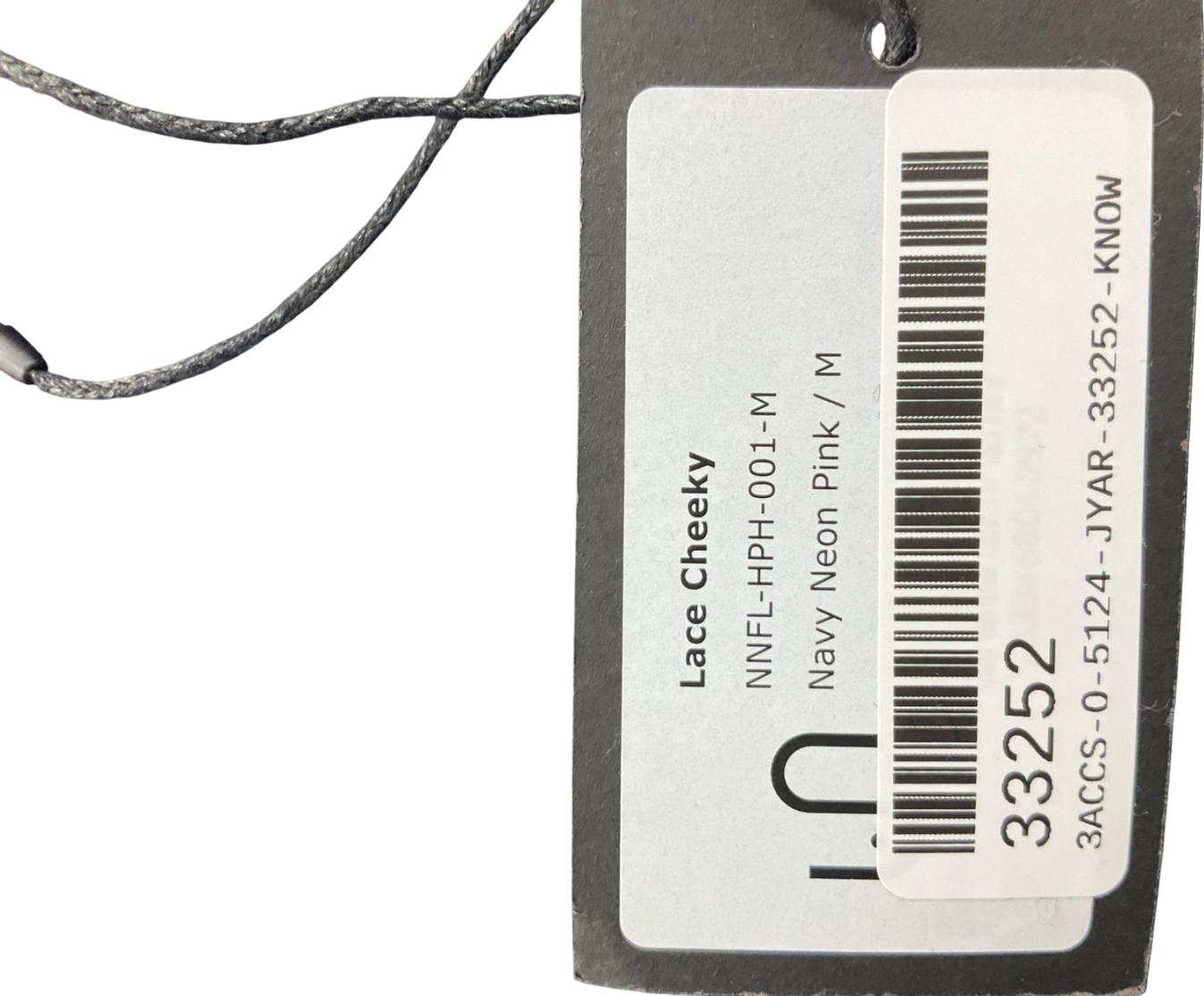 Understatement Blue Lace Cheeky Briefs UK M