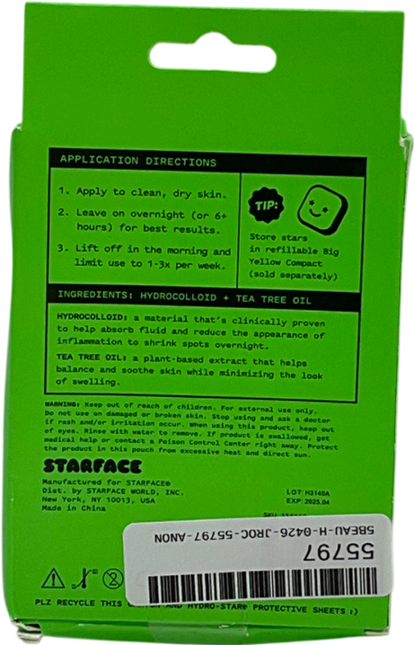 starface Hydro-stars + Tea Tree 32