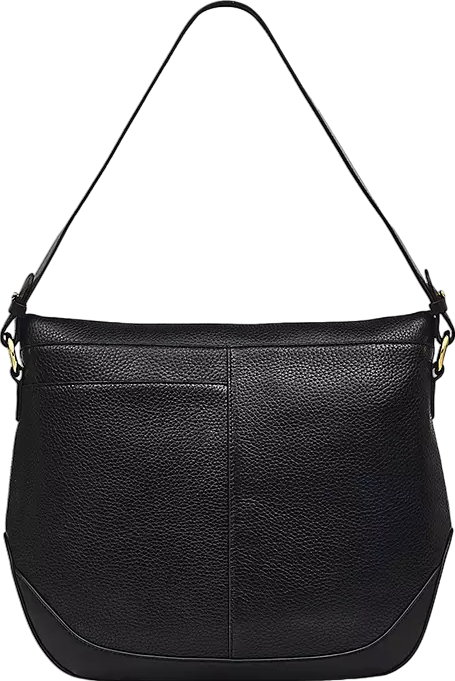 Radley London Black Pebbled Leather Medium Zip Around Shoulder Bag