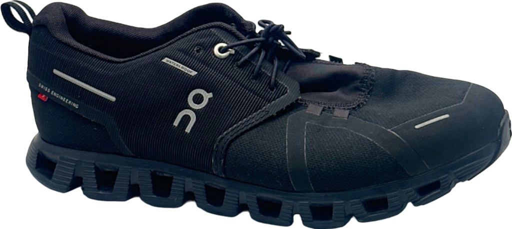 On Running Black Cloud Waterproof Trainers UK 8.5