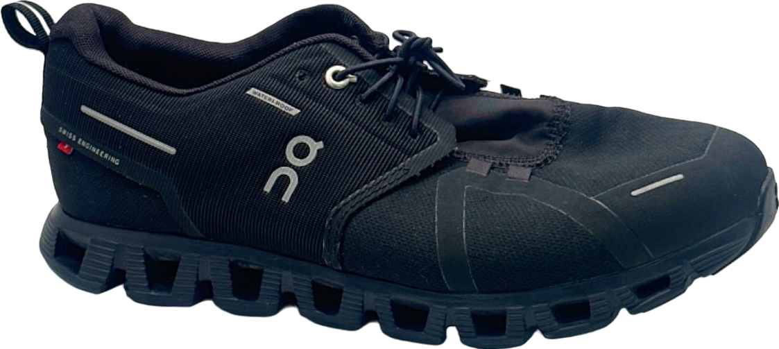 On Running Black Cloud Waterproof Trainers UK 8.5