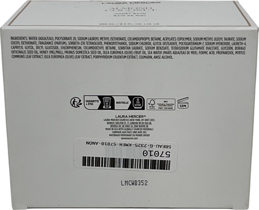 Laura Mercier Honey Bath Almond 250ml