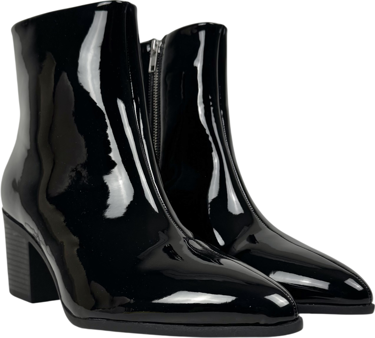ASOS Black Heeled Chelsea Boots UK 9 EU 42 👠