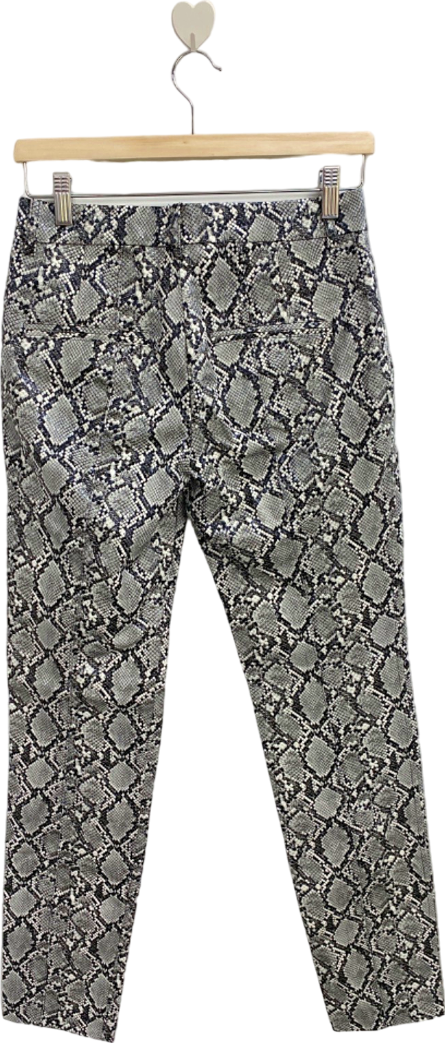 Zara Multi-coloured Snake Print Trousers UK 8