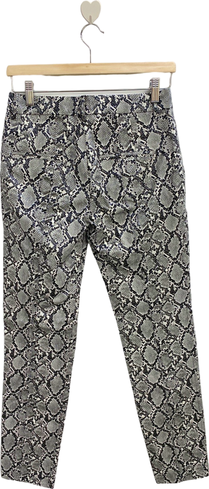 Zara Multi-coloured Snake Print Trousers UK 8