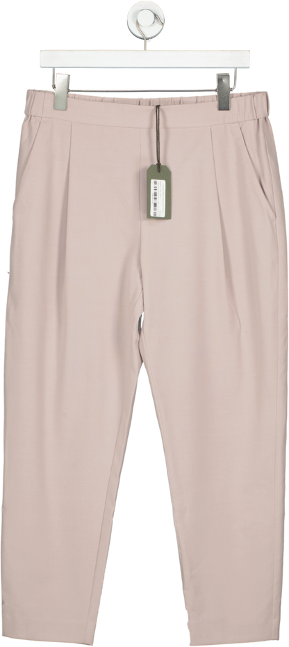 AllSaints Dusty Pink Aleida Tri Ankle Grazer Trousers UK 12