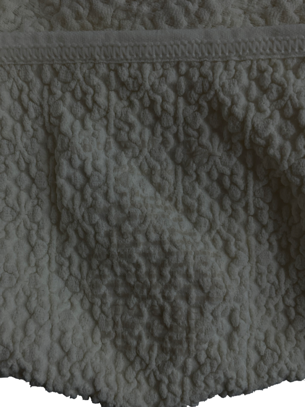 Free People White Love Letter Seamless Long Sleeve Top UK XS/S