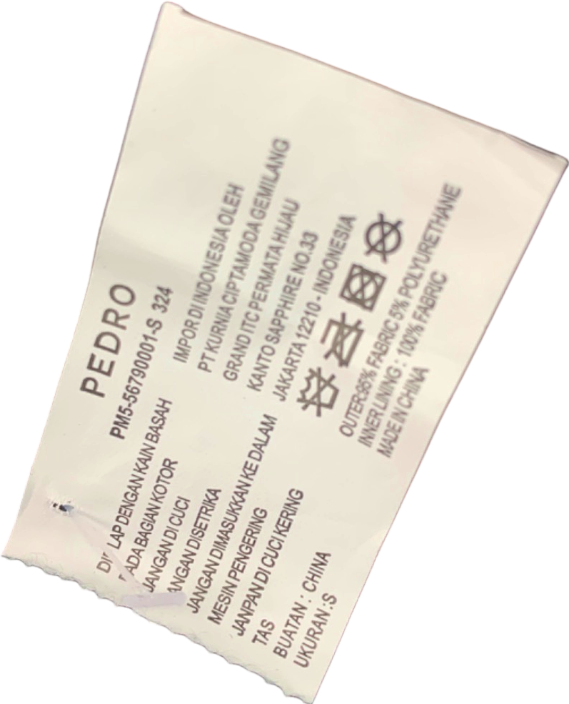 Pedro Black Bucket Hat UK Size