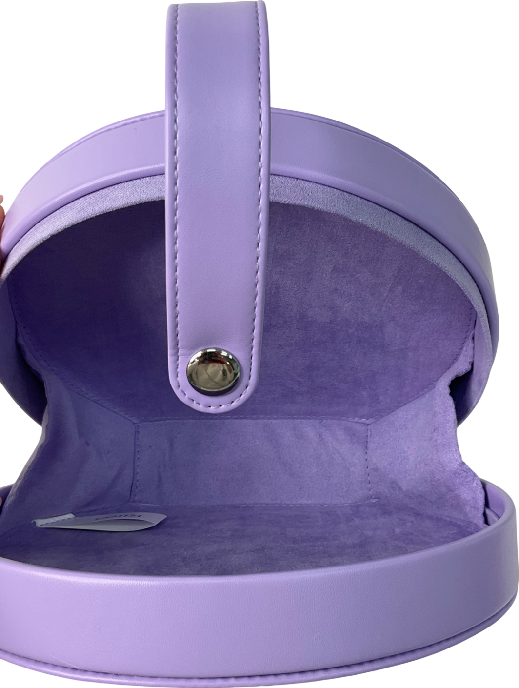 kiko Purple Hard Case Make Up Bag One Size