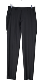 Moss Black Tailored Fit Suit Trousers W28