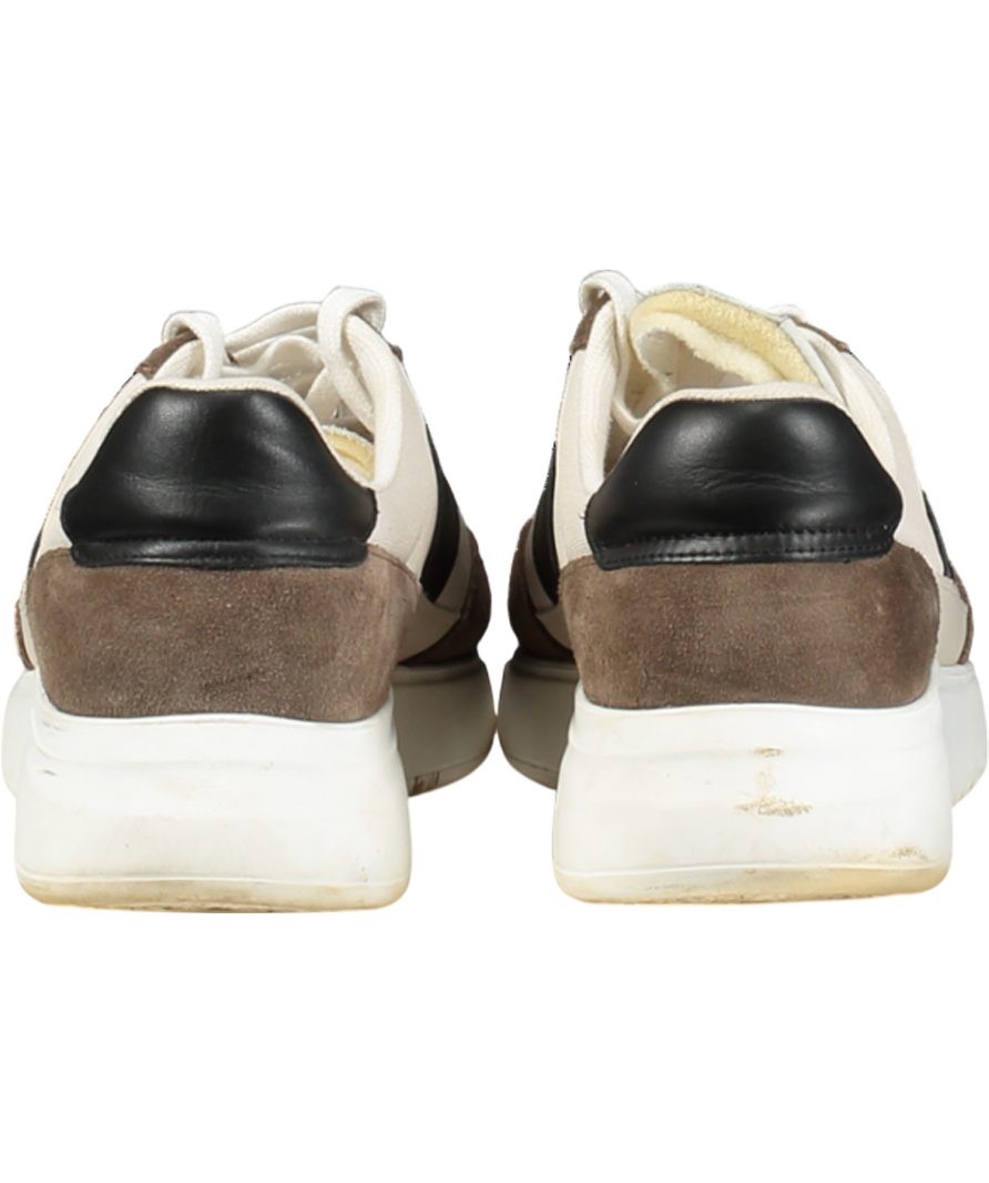AXEL ARIGATO Black Beige & Brown Genesis Vintage Trainers UK 9.5 EU 43.5 👞