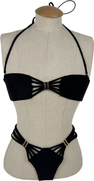 Bamba Swim Black Sirens Bikini Set UK S