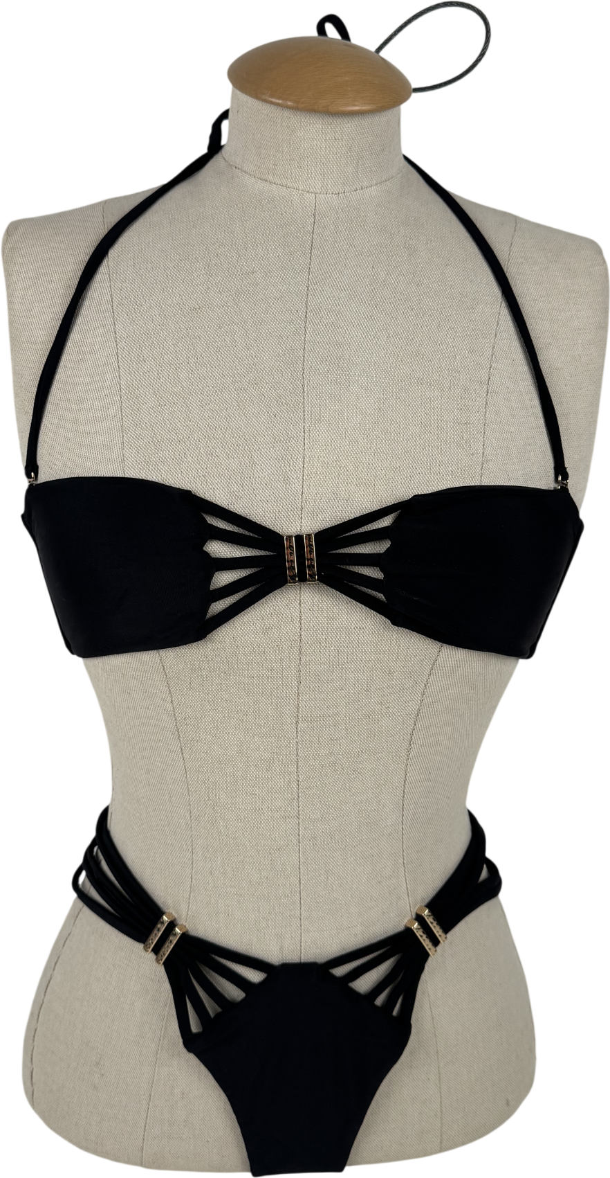 Bamba Swim Black Sirens Bikini Set UK S