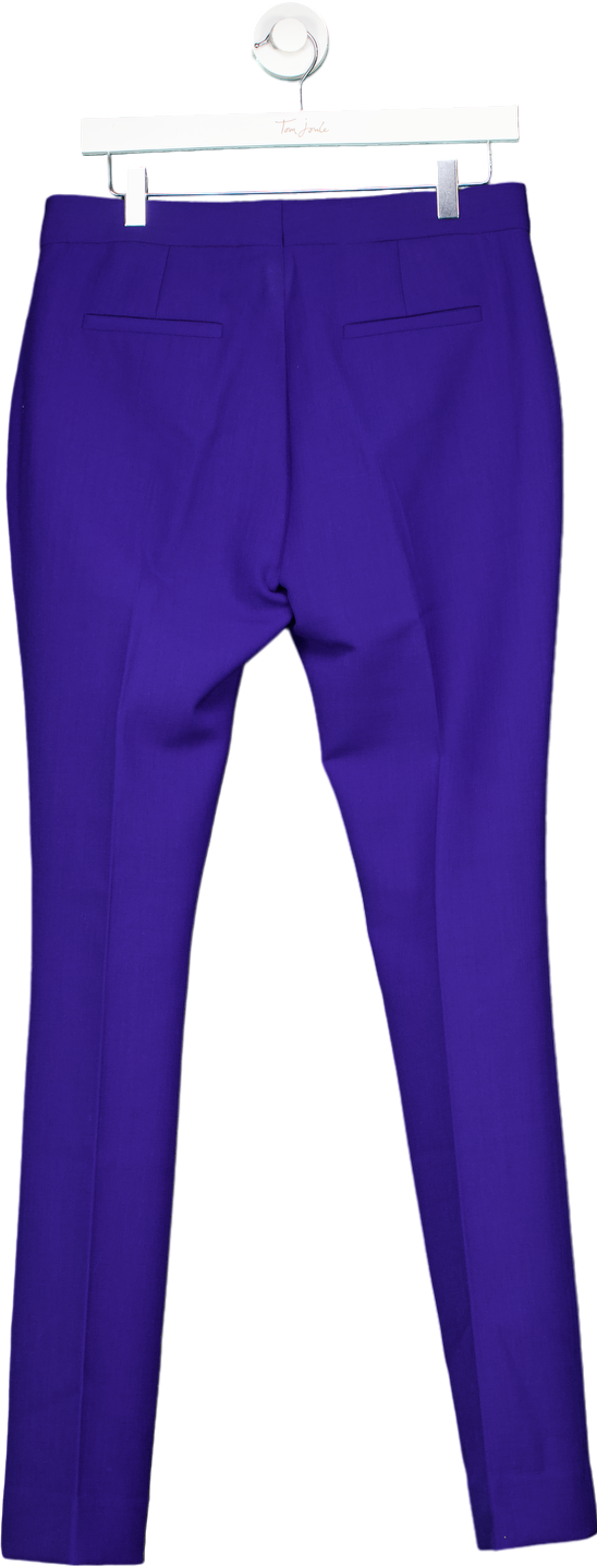 Victoria Victoria Beckham Blue Tailored Trousers UK 10