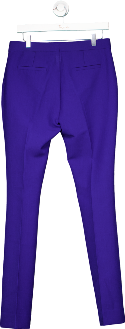 Victoria Victoria Beckham Blue Tailored Trousers UK 10