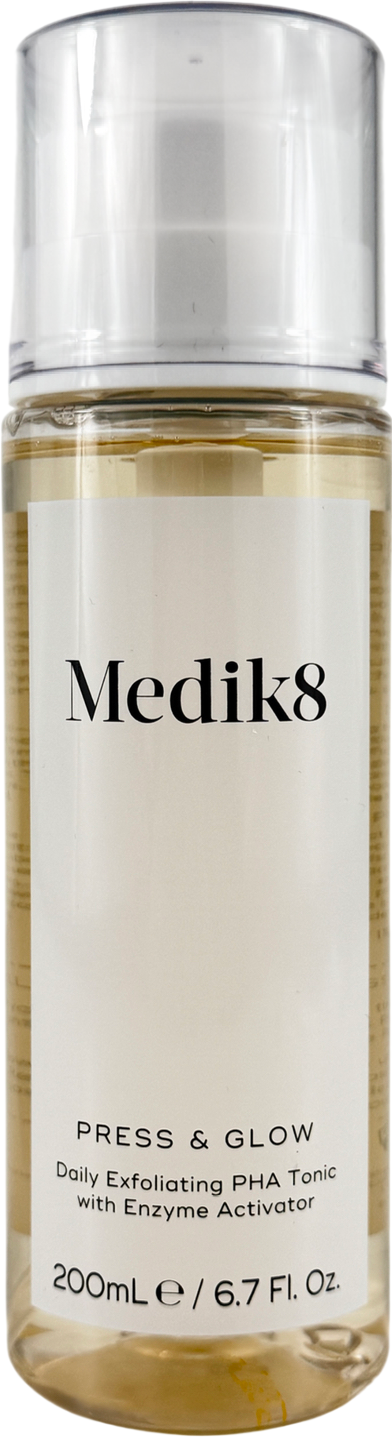 Medik8 Press & Glow Daily Exfoliating Pha Tonic With Enzyme Activator 200ml