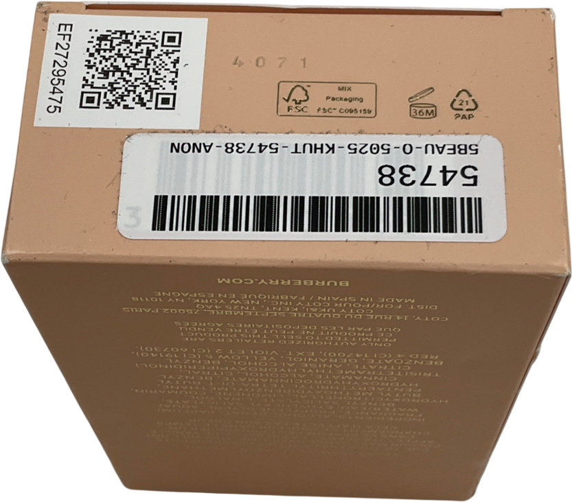 Burberry Goddess Eau De Parfum For Women 100ml