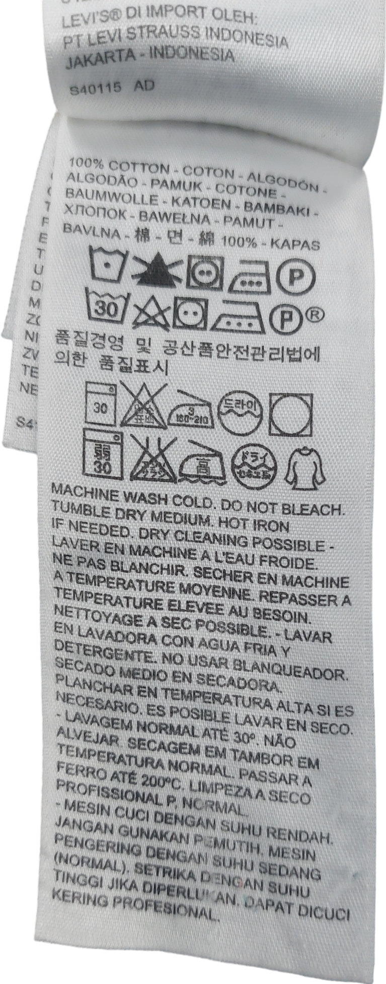 levis Blue Personalised 'rosie' Denim Jacket UK S