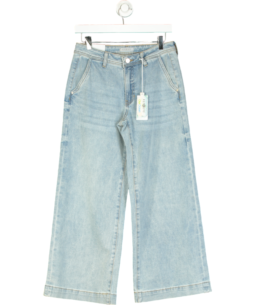 Guess Blue Jeans Wide Leg A Vita Media W27