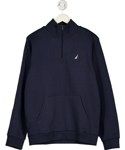 nautica Blue Leon Quarter Zip Top UK L