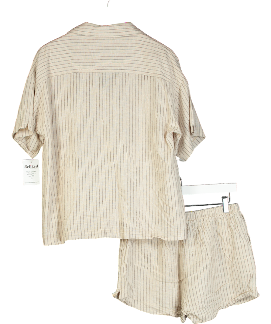 Kat The Label Beige Arlo Pant Set UK M
