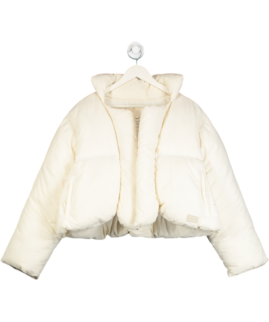 My Mum Made It Cream Puffer Coat UK S/M