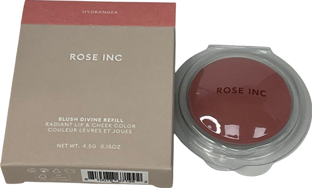 ROSE INC Cream Blush Refillable Cheek & Lip Color Refill Hydrangea 4.5