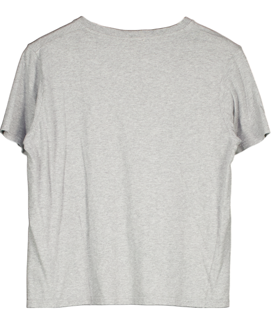 Sezane Grey Cotton T-shirt UK M