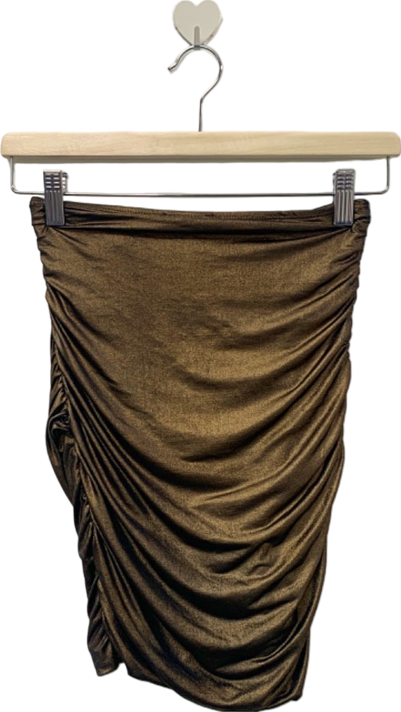 Kookai Brown Draped Skirt Size 1
