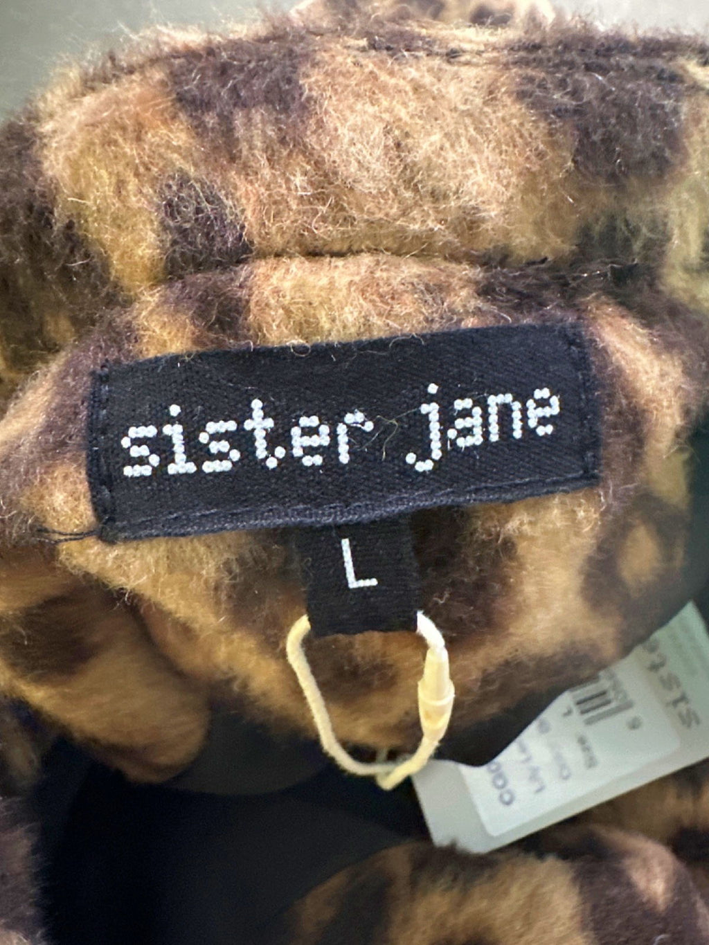 Sister Jane Brown Lily Leopard Cropped Jacket UK L