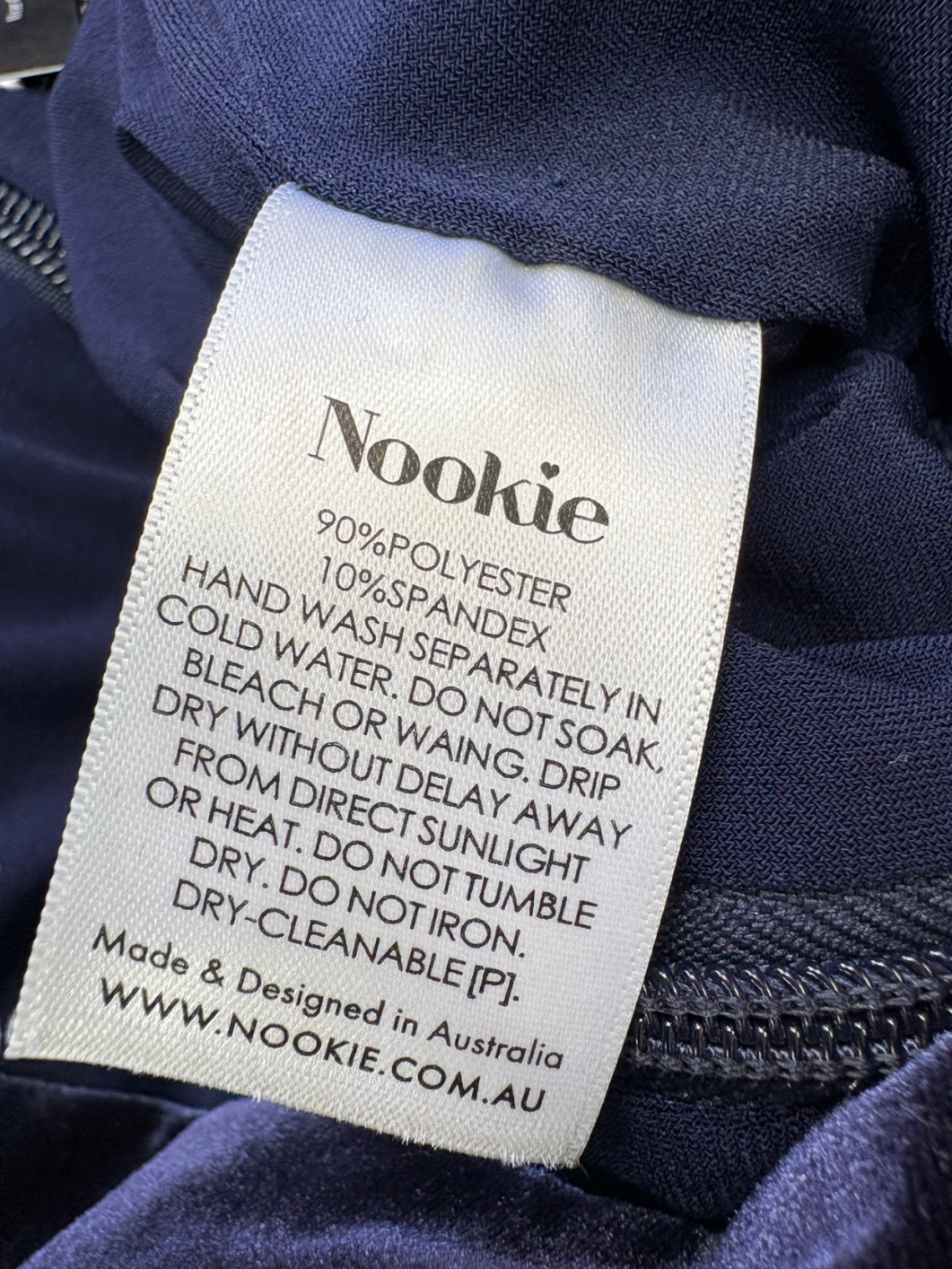 Nookie Blue Vamp Velvet Jumpsuit UK XS