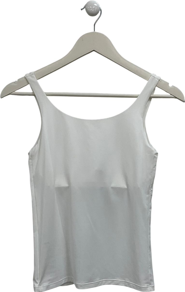 Uniqlo White Padded Vest Top UK XXS