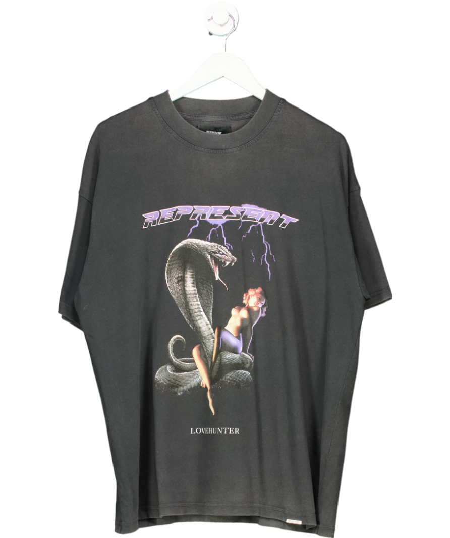 Represent Black Love Hunter T-shirt UK L