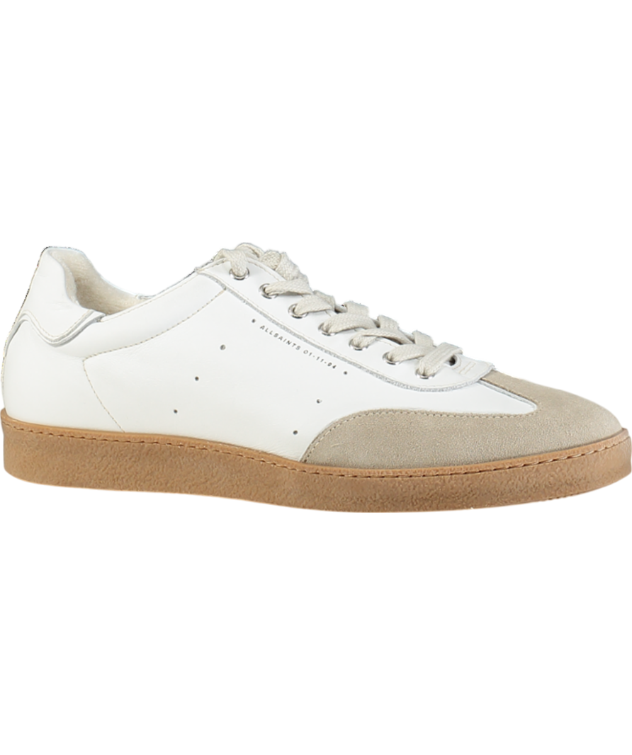 AllSaints White Leo Low Top Sneaker UK 9 EU 43 👞