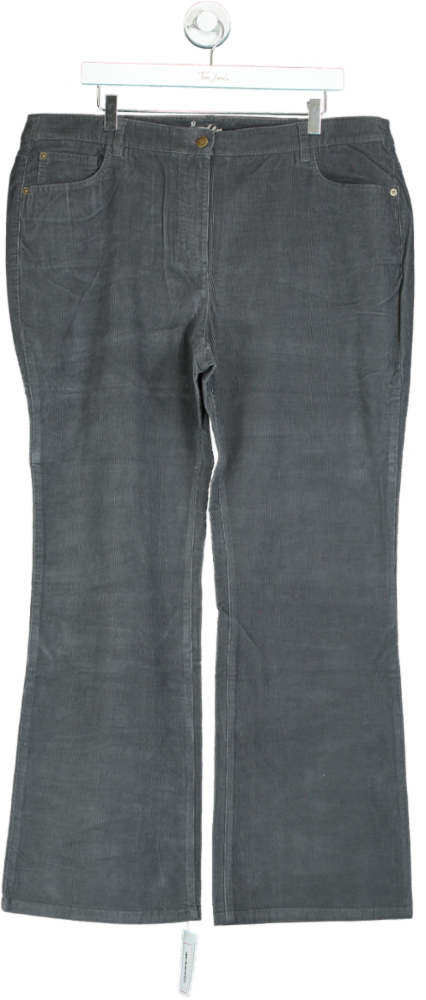 Boden Slate Grey Corduroy Trousers UK 20R