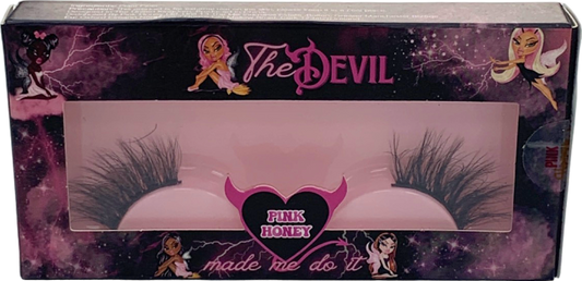 The Devil Eyelashes Pink Honey