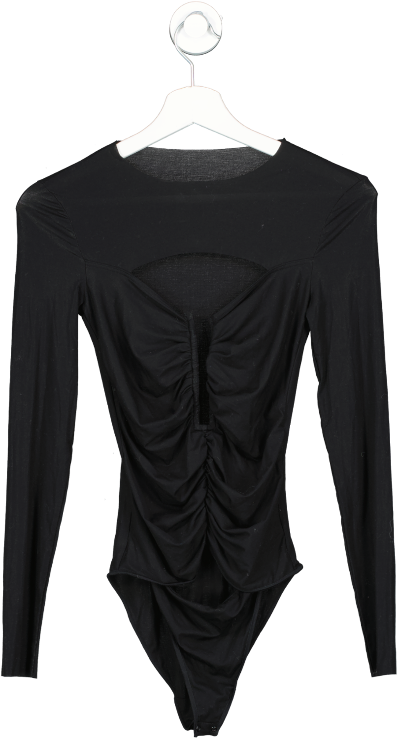 N21 Wolford Black Bonnie Bodysuit UK XS