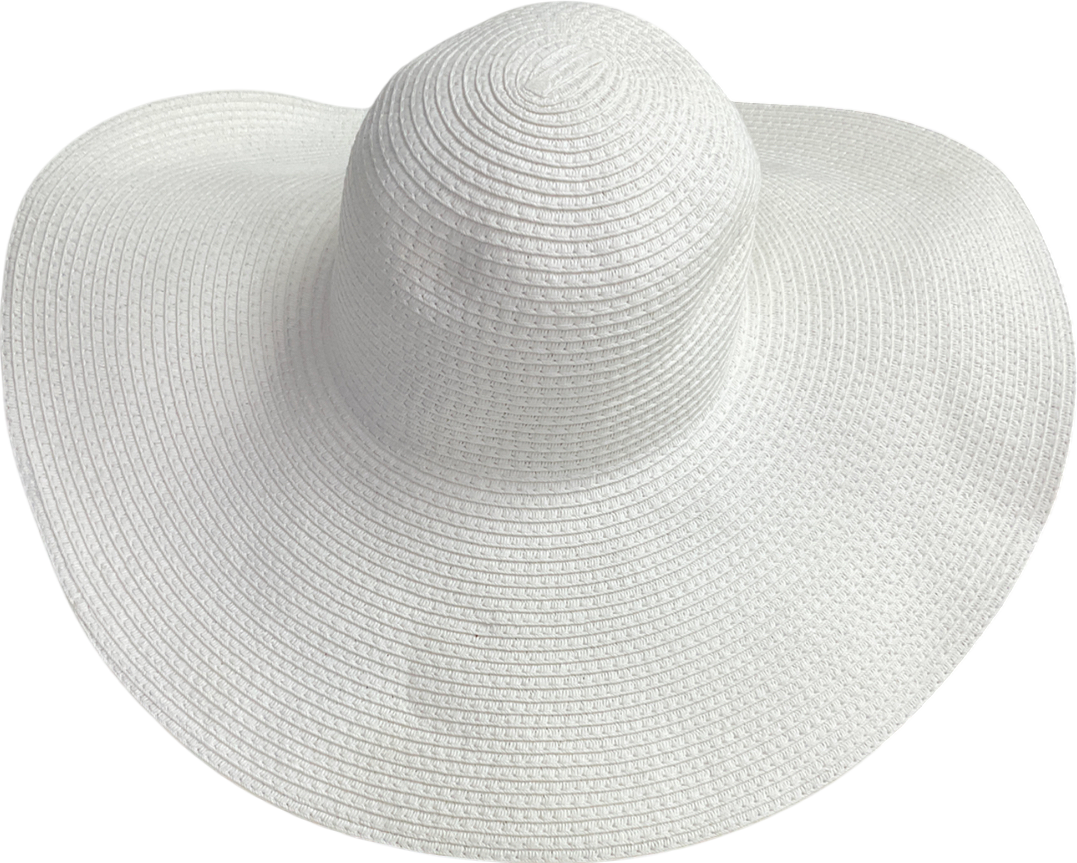 South Beach White Floppy Hat