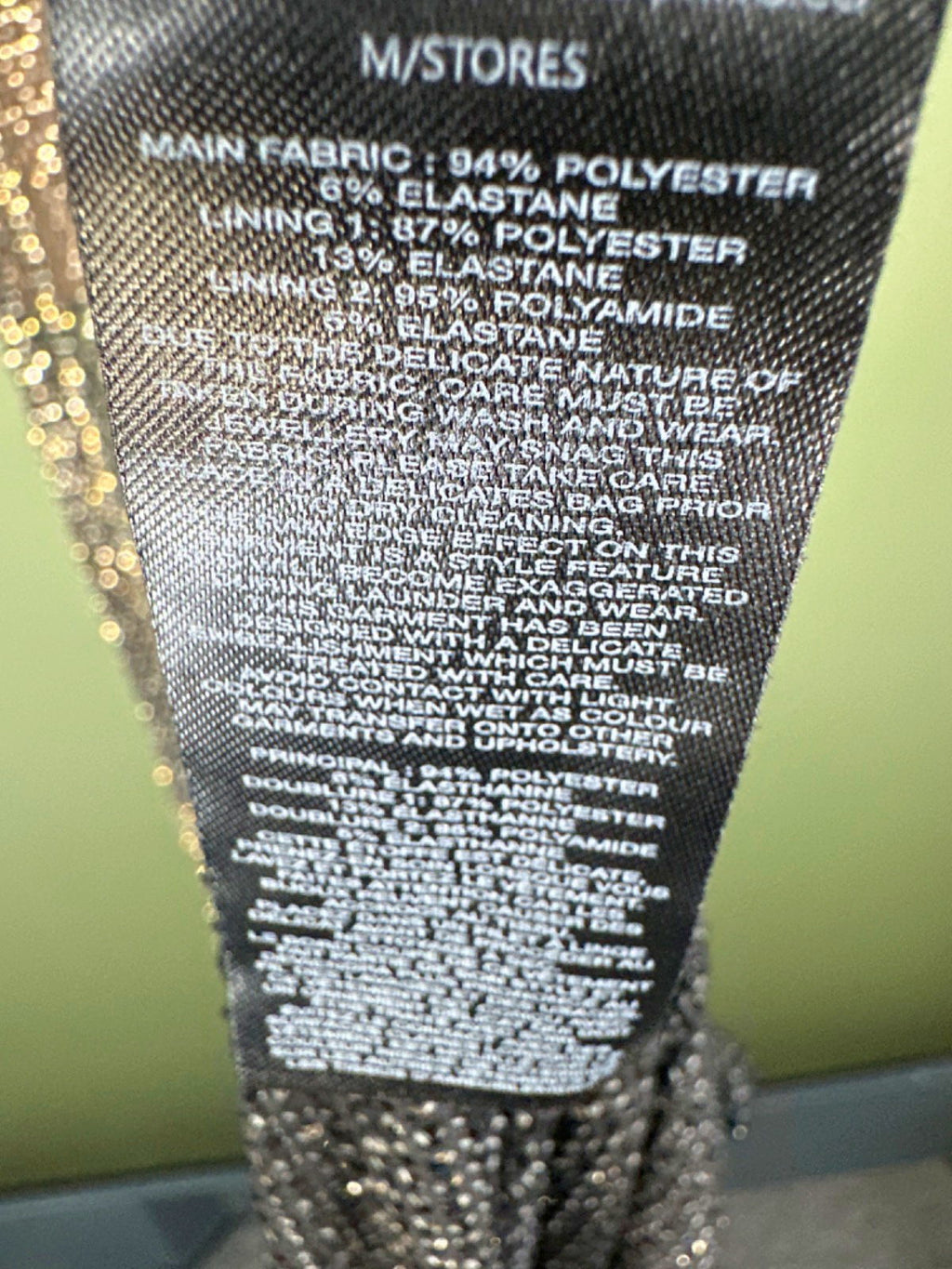 Self-Portrait Black Rhinestone Fishnet Maxi Dress UK 4