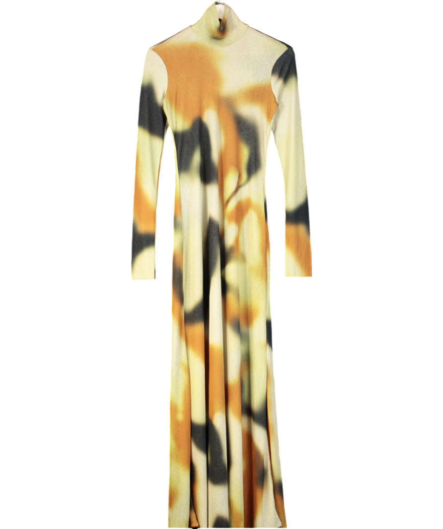 Nanushka Green Nemy Maxi Dress UK M